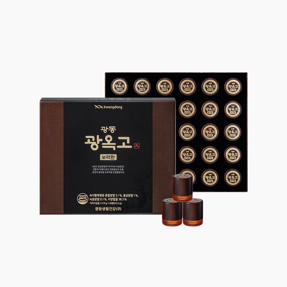 광동 광옥고 보력환 30일분(홍삼, 녹용포함), 3개
